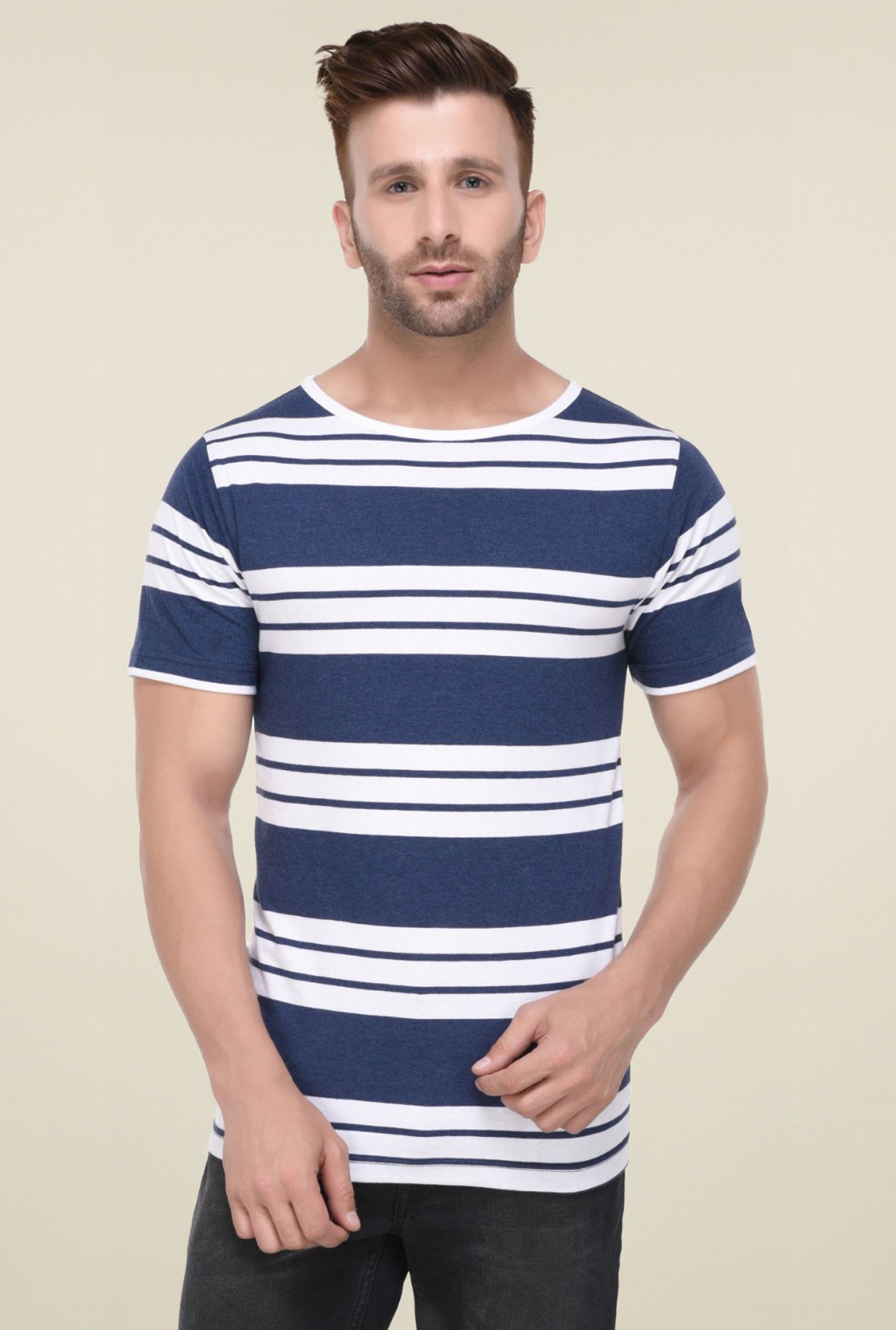 round neck t shirts for mens online