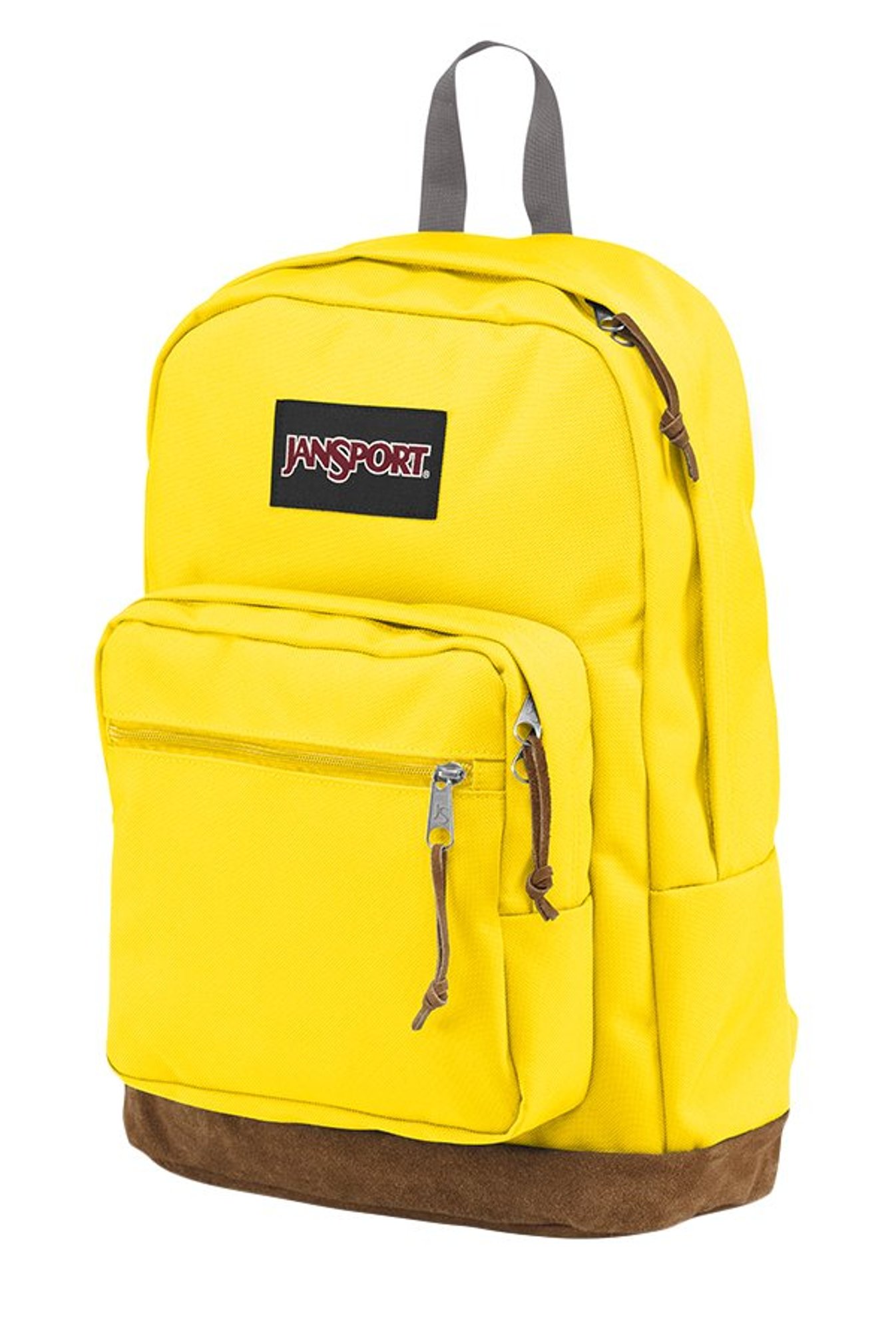 yellow jansport bag