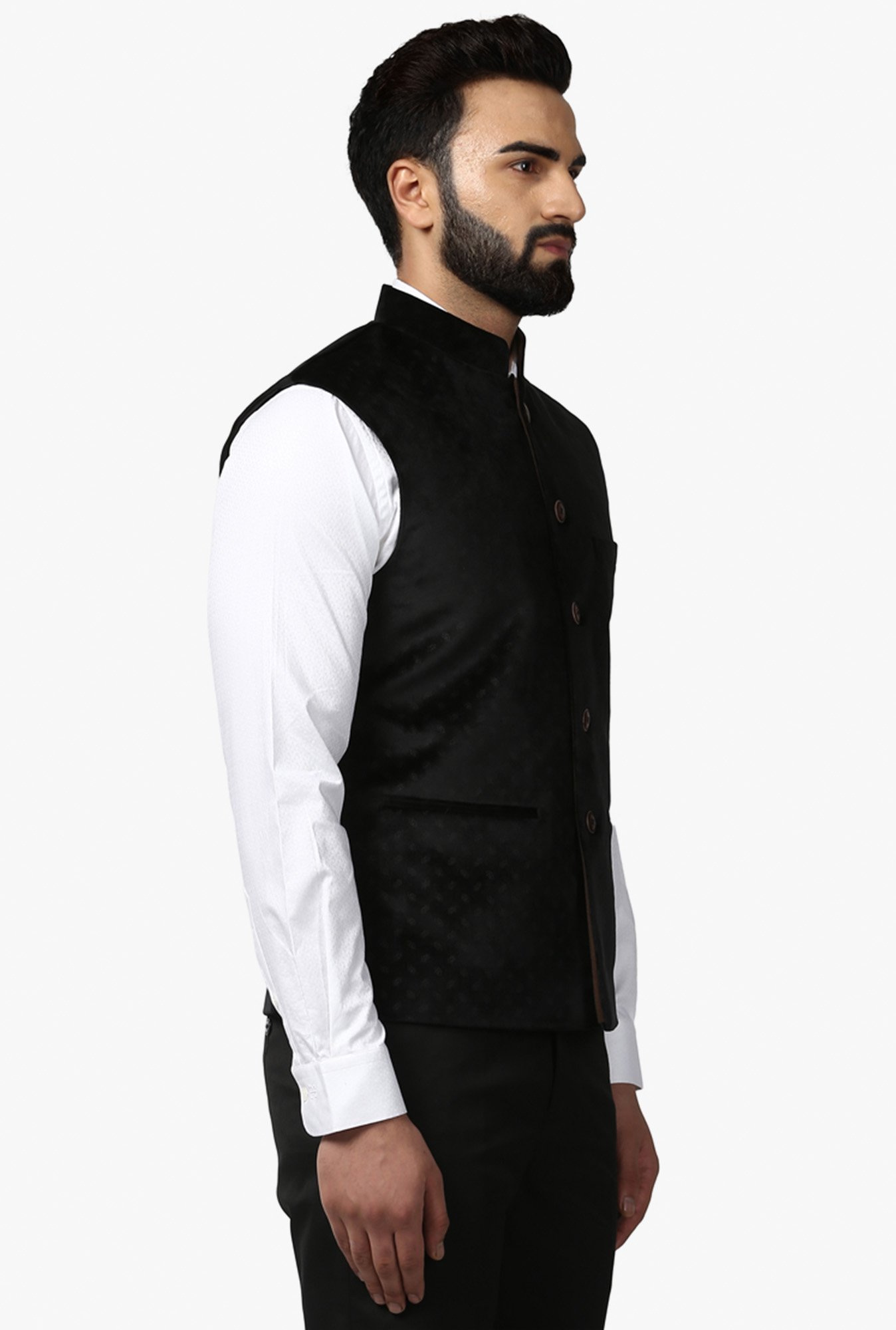 raymond sleeveless jacket