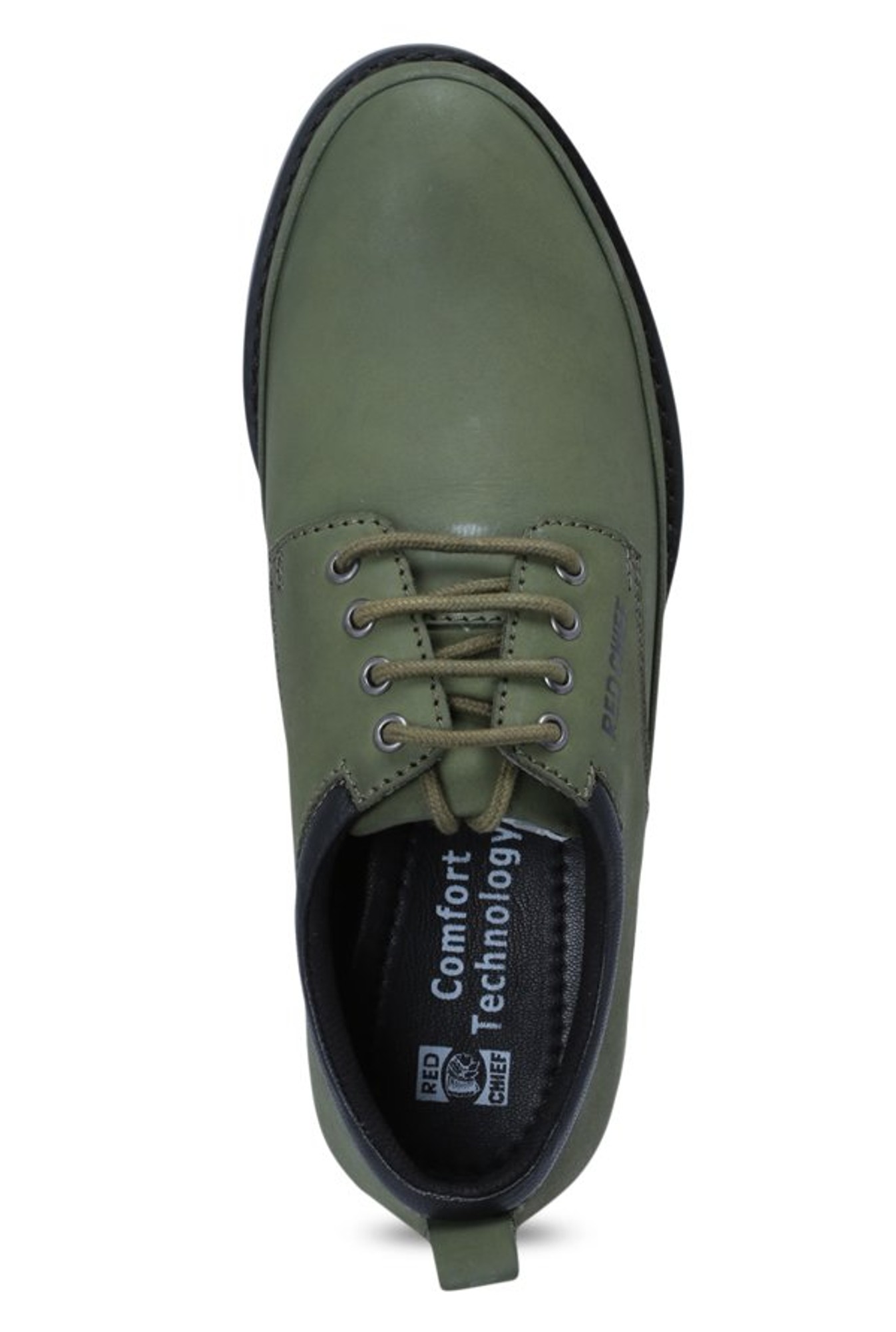 Buy Red Chief Olive Derby Shoes for Men 