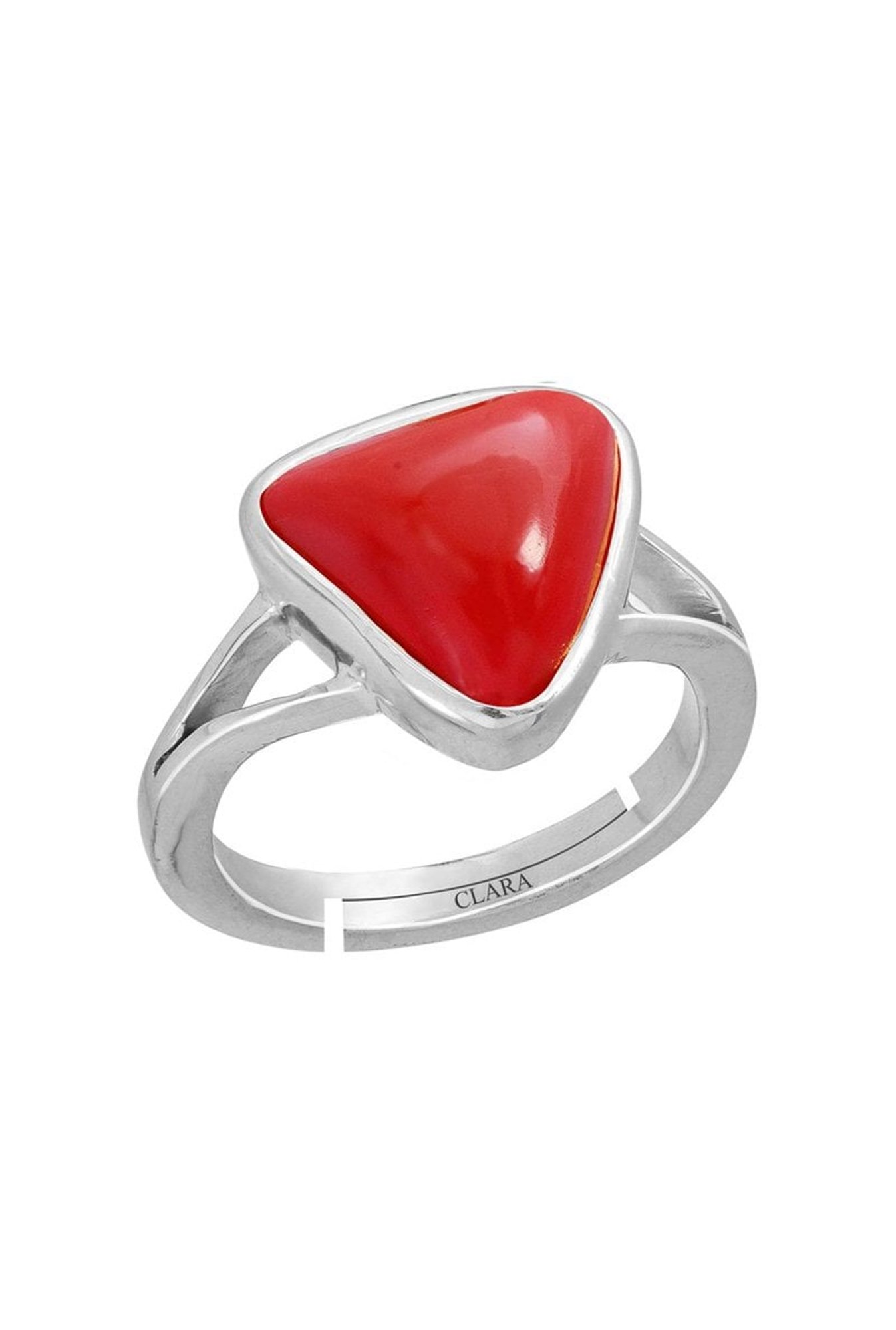 Red Coral Moonga 4.00 Ratti 2.25 Carat Gemstone Ring For Men And Women With  Lab Certified-