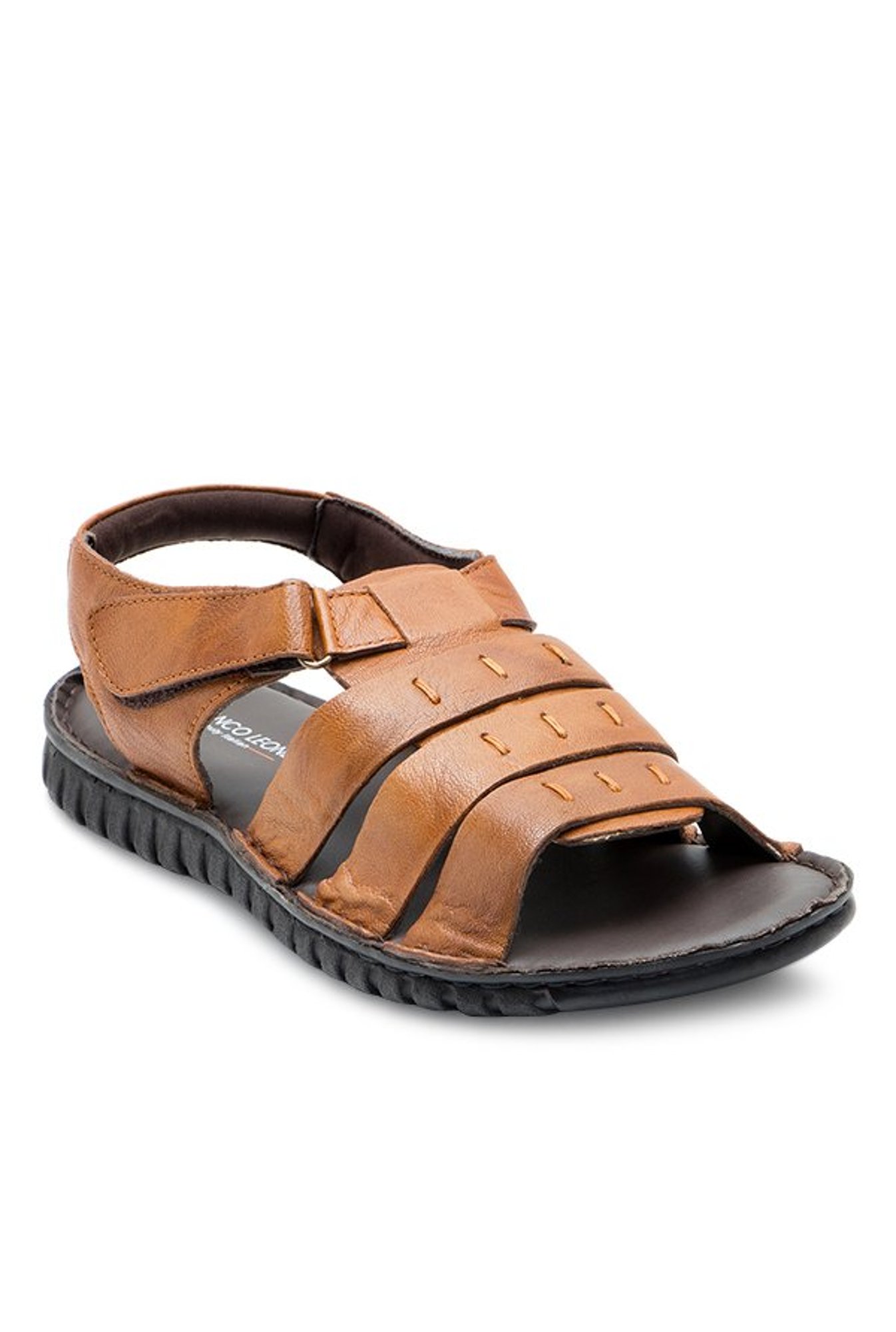 49% OFF on FRANCO LEONE Men Tan Sandals on Flipkart | PaisaWapas.com