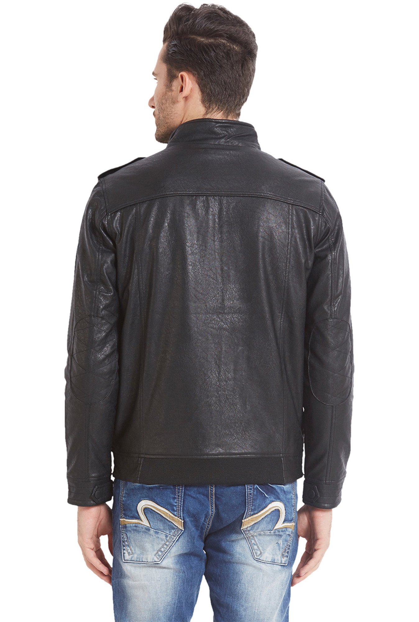 spykar leather jacket