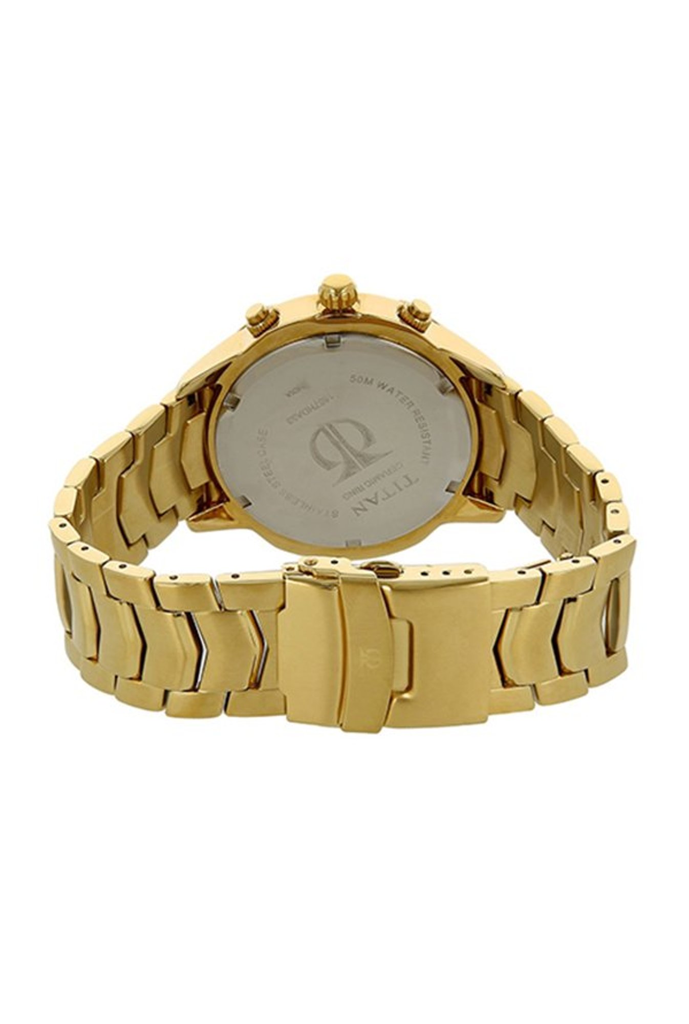 titan regalia gold watch