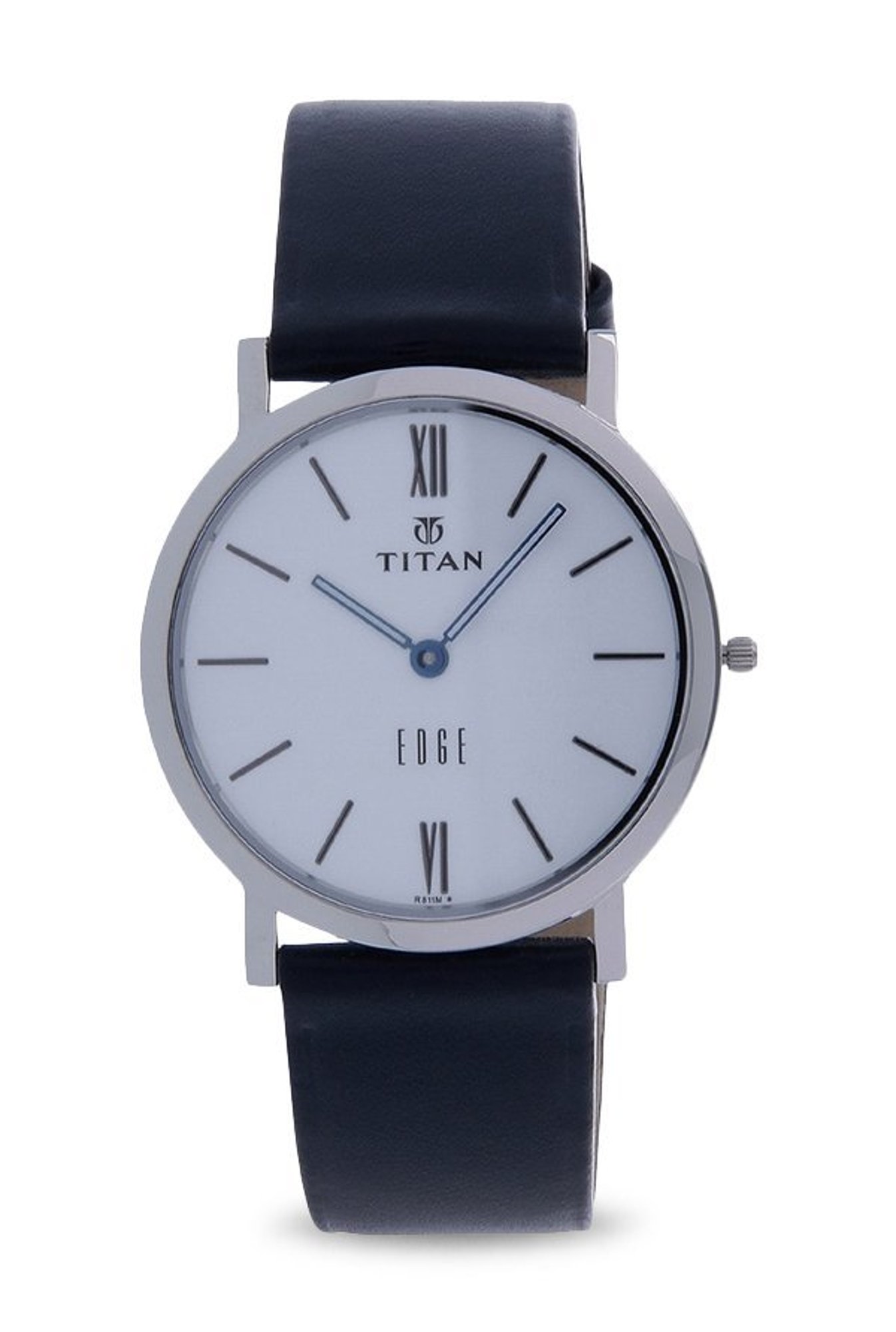 Titan edge blue deals dial watch