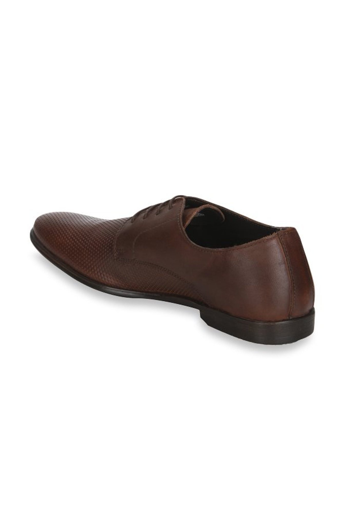 Buy Red Tape Dark Brown Derby Shoes for 