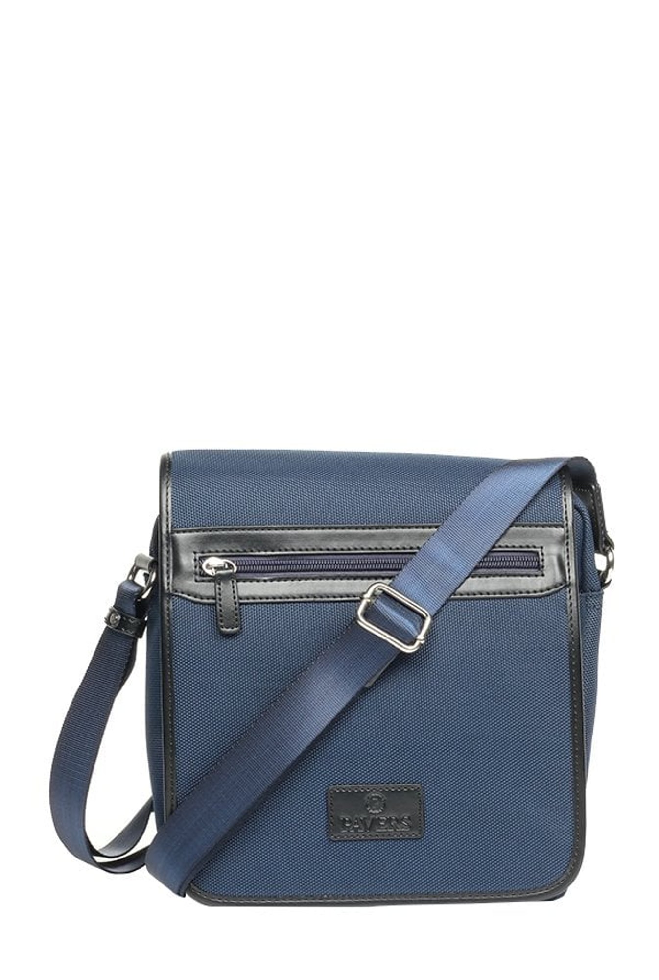 Buy Pavers England Navy Solid Flap Sling Bag For Men At Best Price