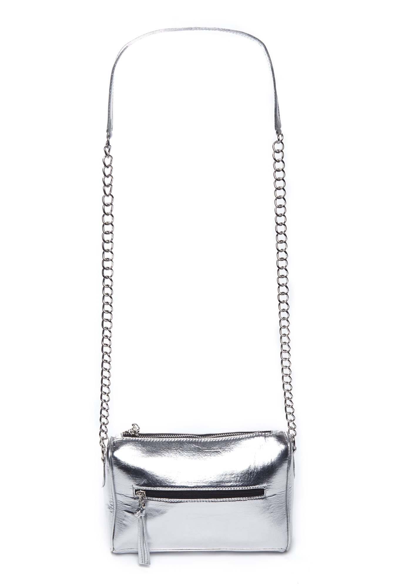 silver sling bag