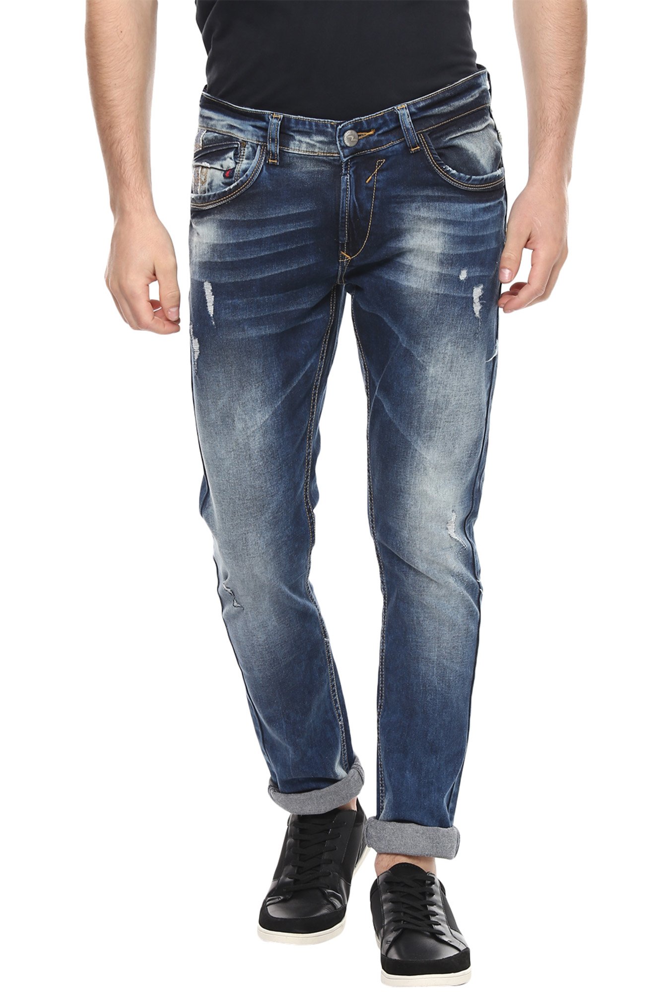 spykar ripped jeans