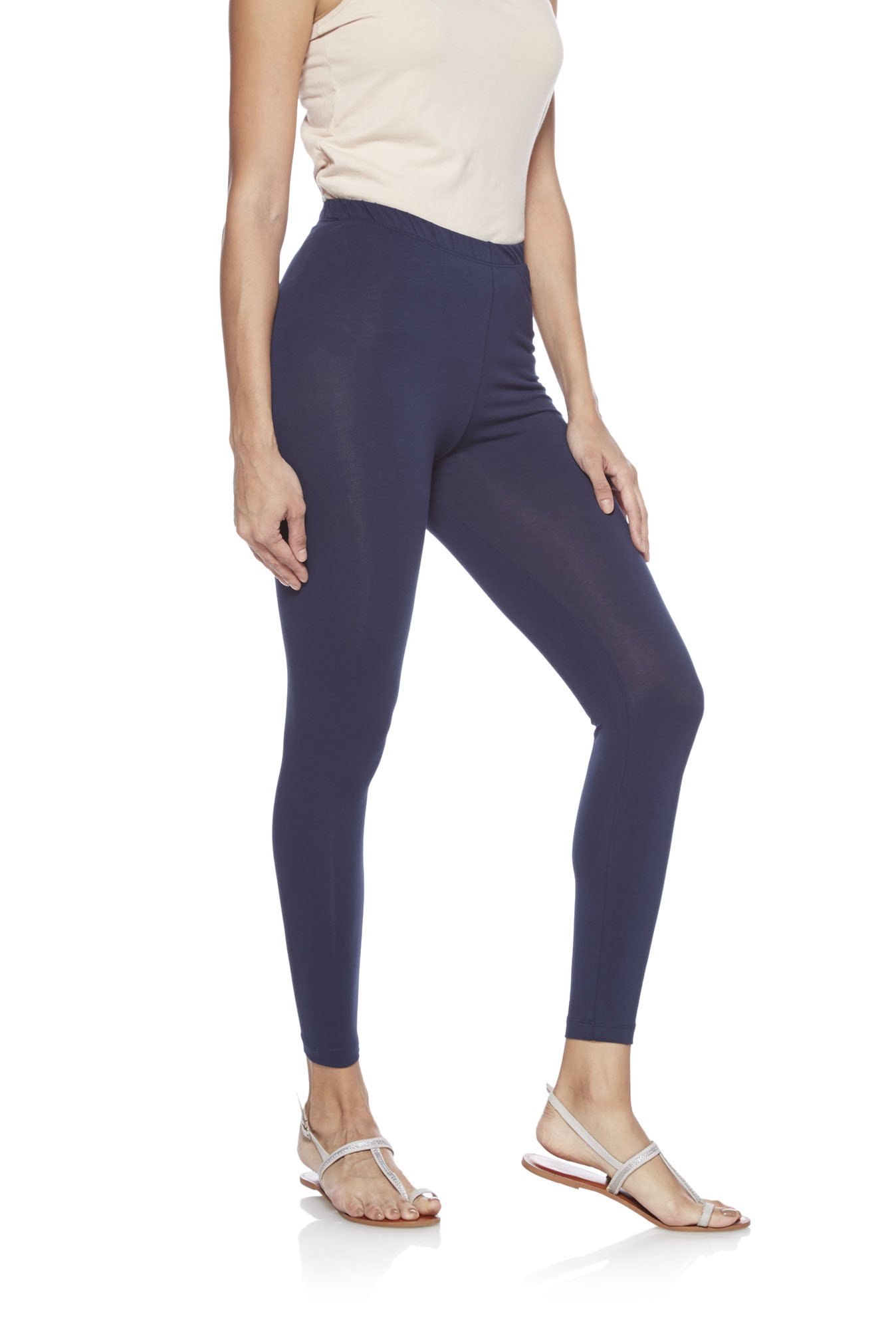 Buy Utsa by Westside Off White Cropped Leggings for Women Online @ Tata CLiQ