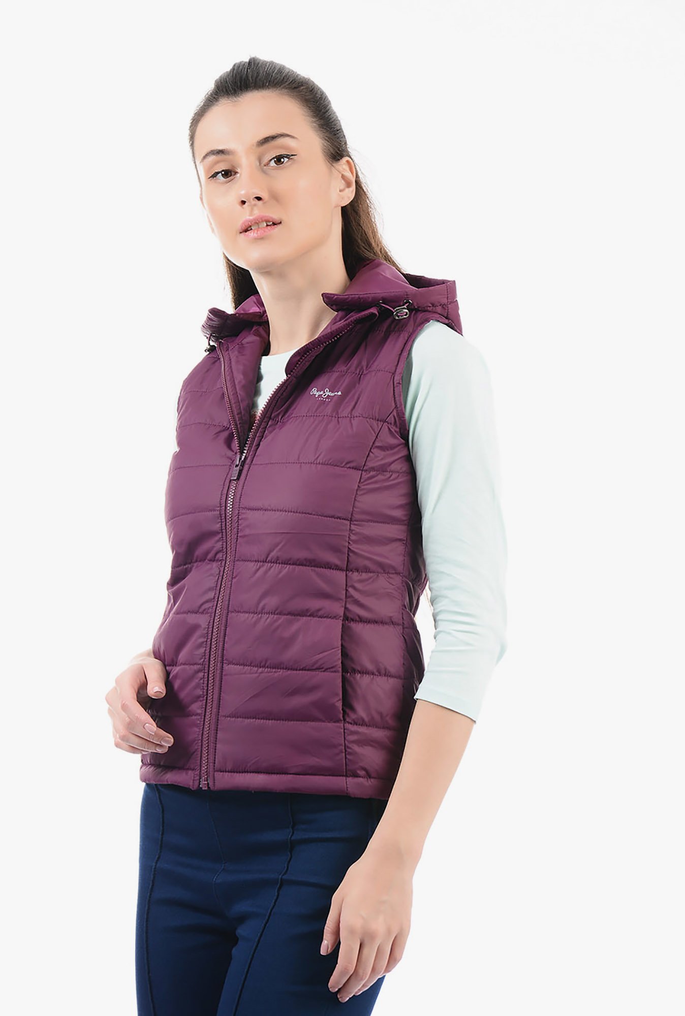 pepe sleeveless jacket