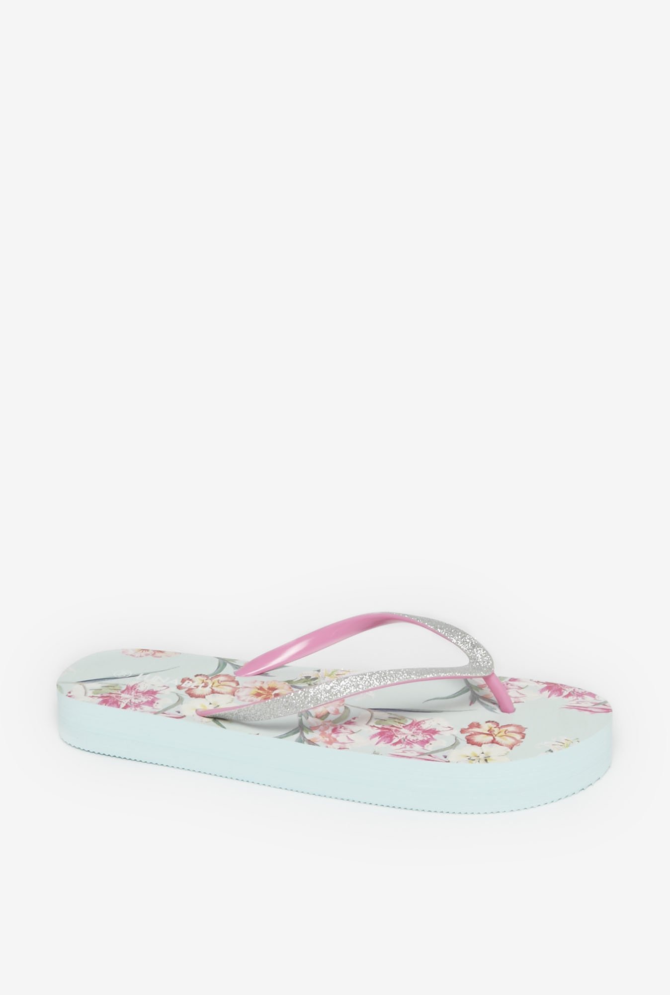 luna blue flip flops