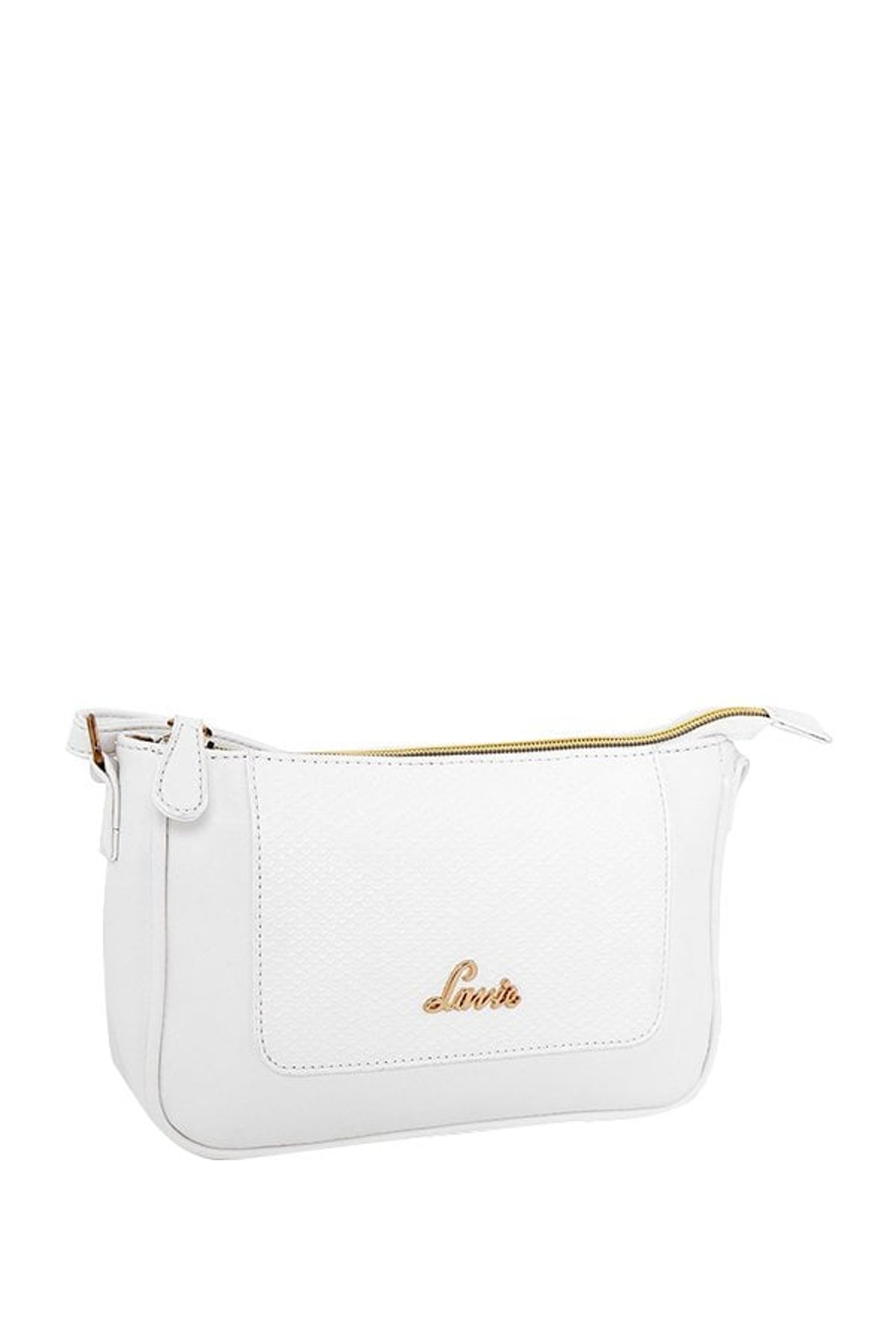 Buy Lavie Jeffrey White Textured Sling Bag For Women At Best Price