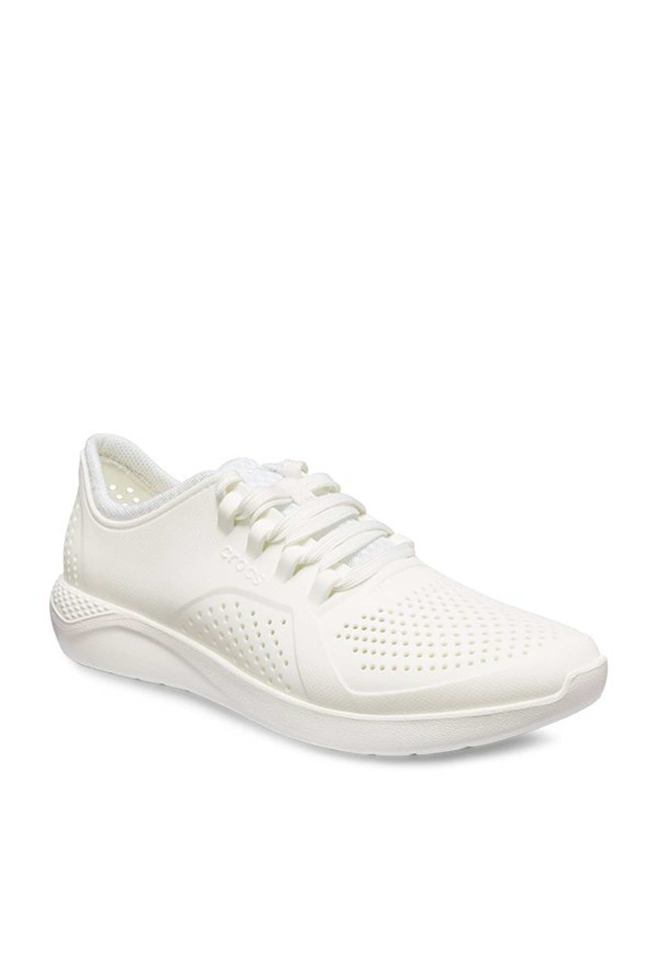 Crocs LiteRide Pacer White Casual Shoes 