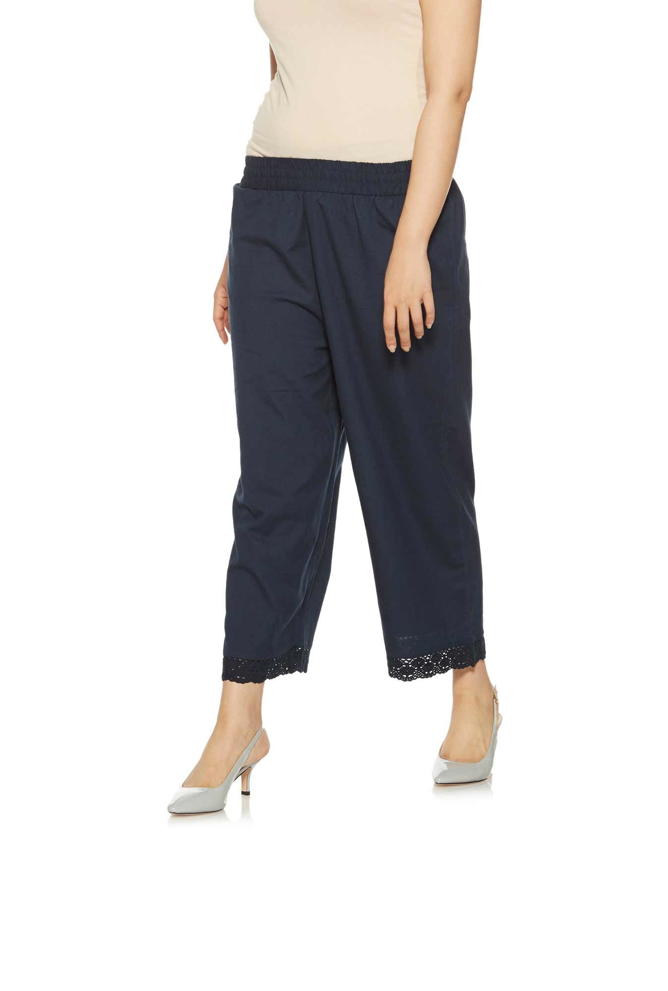 Buy Diza curve by Westside Indigo Palazzos for Women Online @ Tata CLiQ