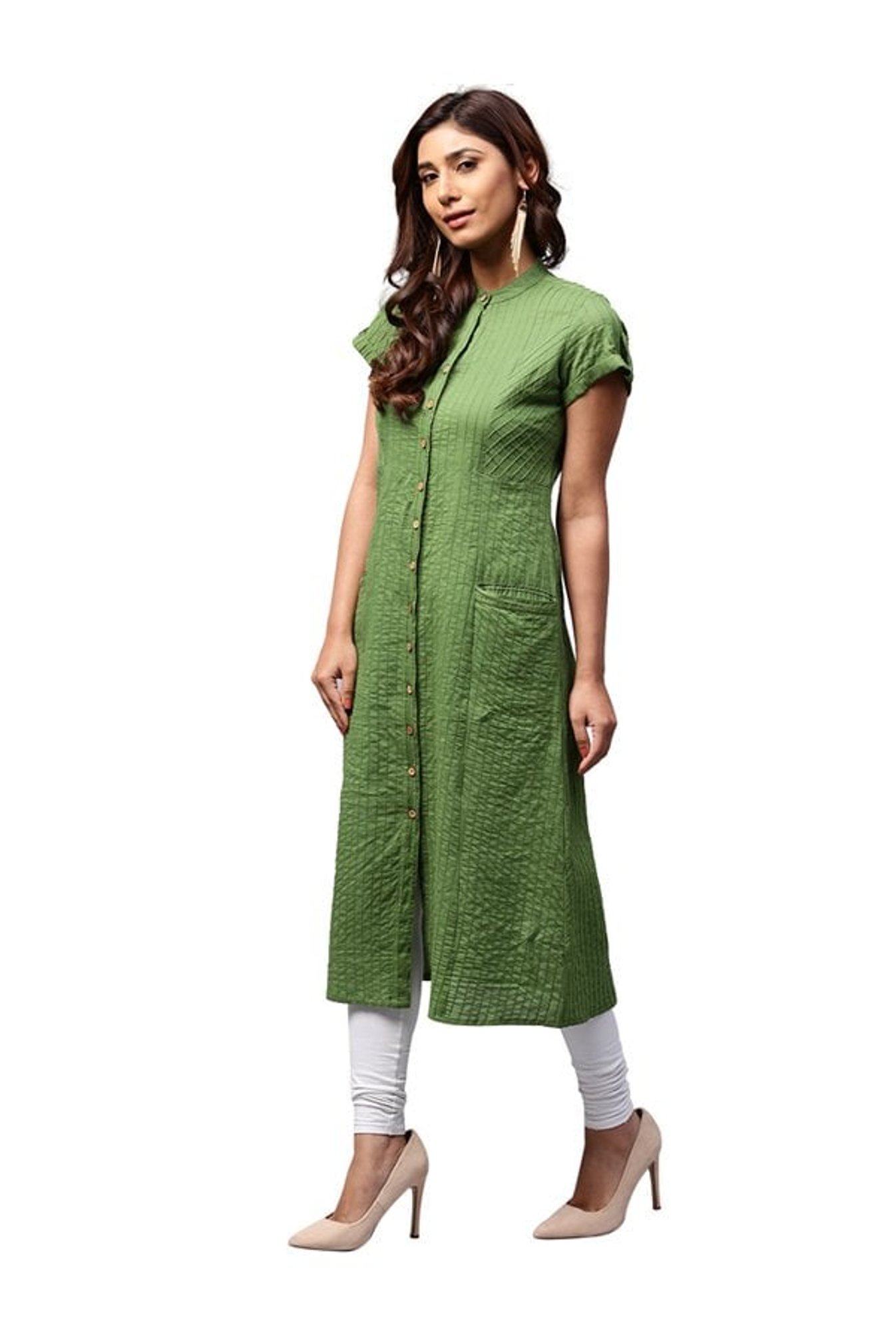 Dark Green Kurta Pant Suit Set with Dupatta | Kurta with pants, Pantsuit,  How to dye fabric