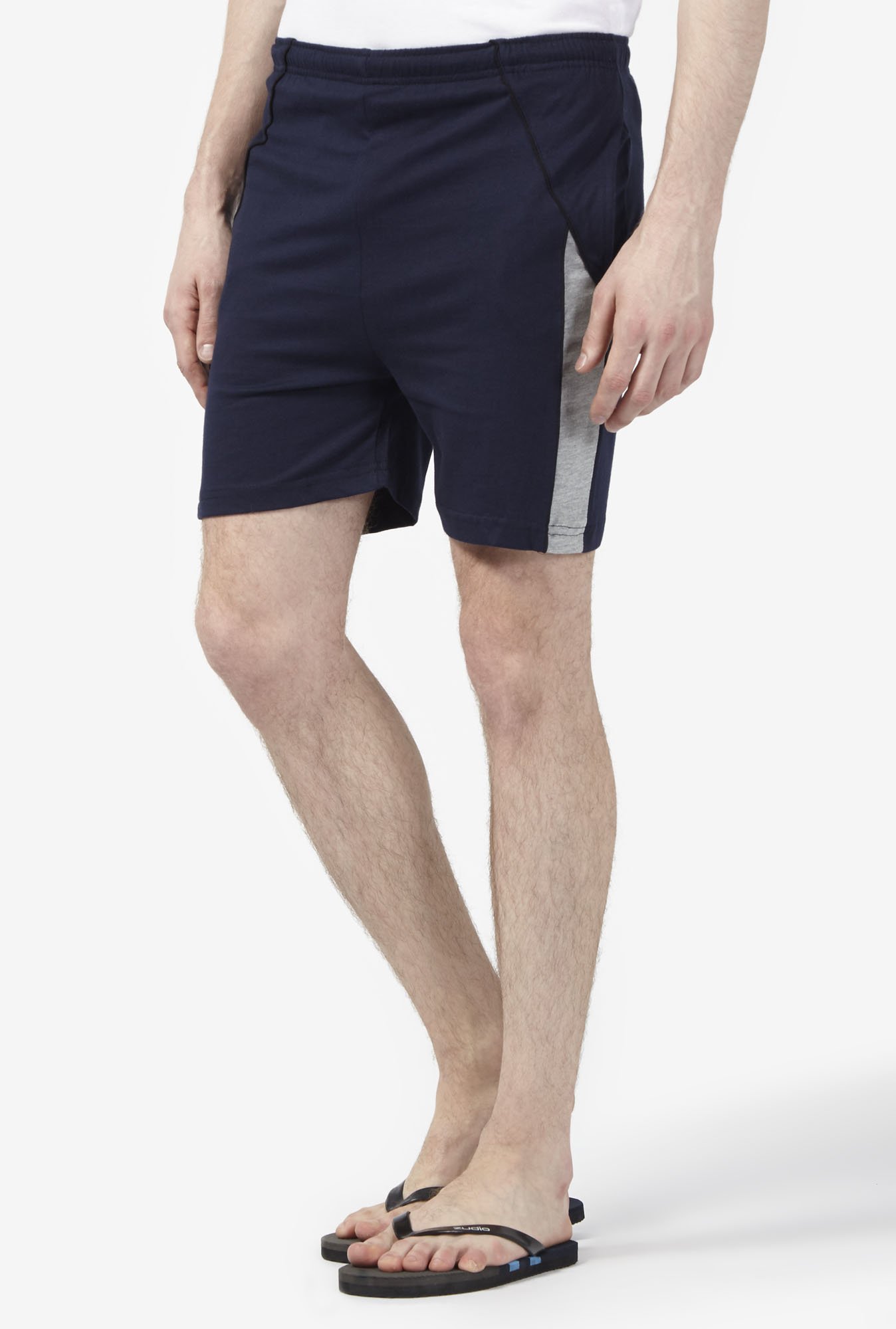 Buy Zudio Navy Regular Fit Pure Cotton Shorts for Men Online Tata CLiQ