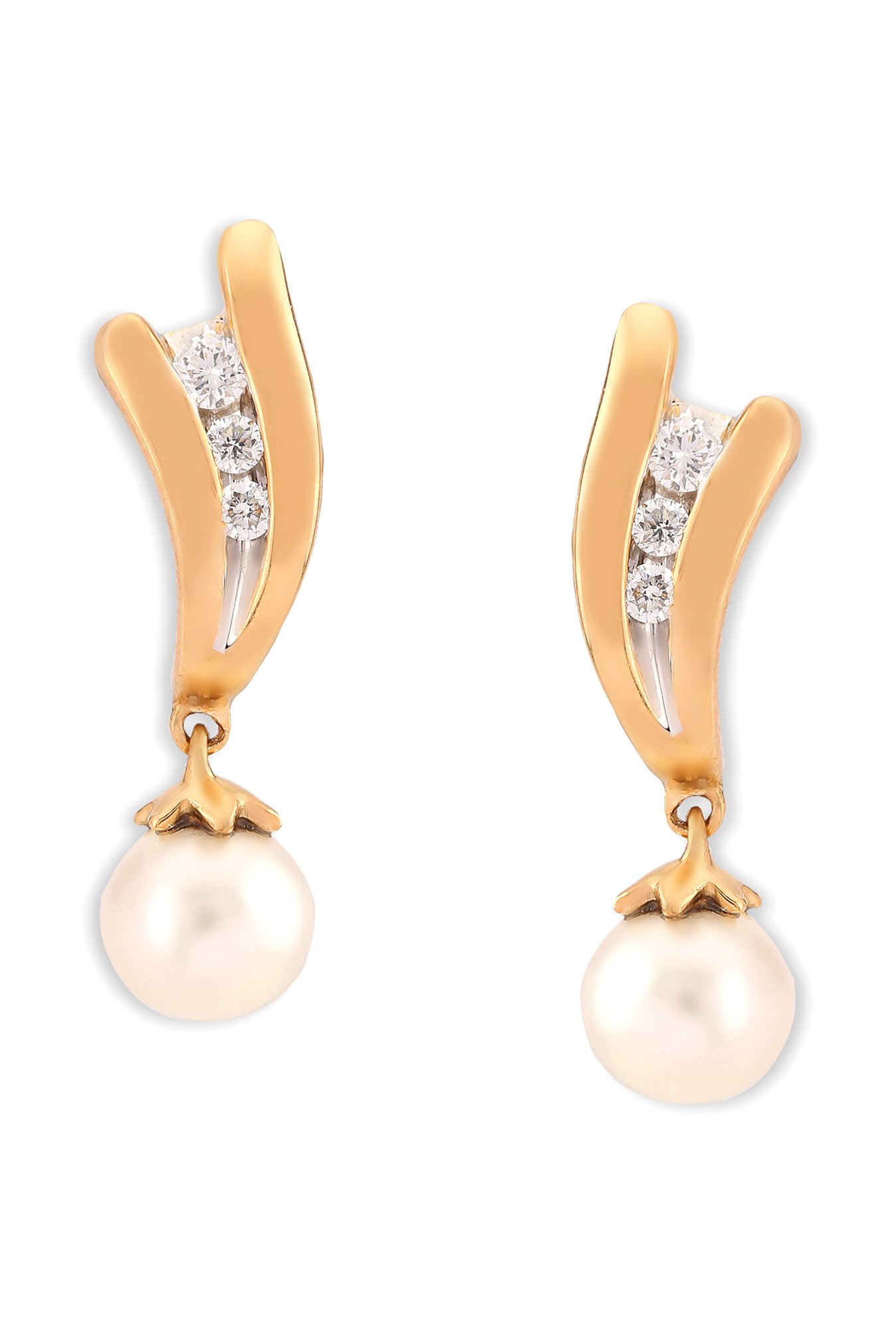 Pearl Squiggle Studs – Valerie Madison