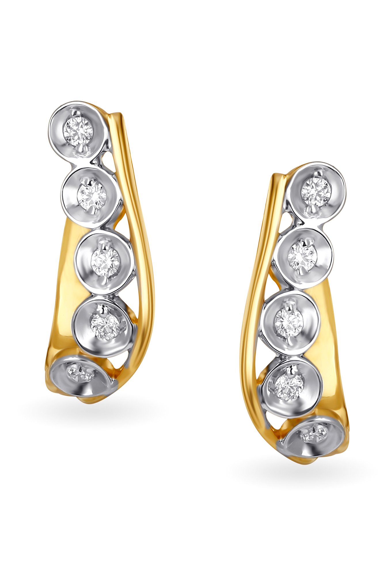 Buy Tanishq 18k Gold & Diamond Earrings Online At Best Price Tata CLiQ