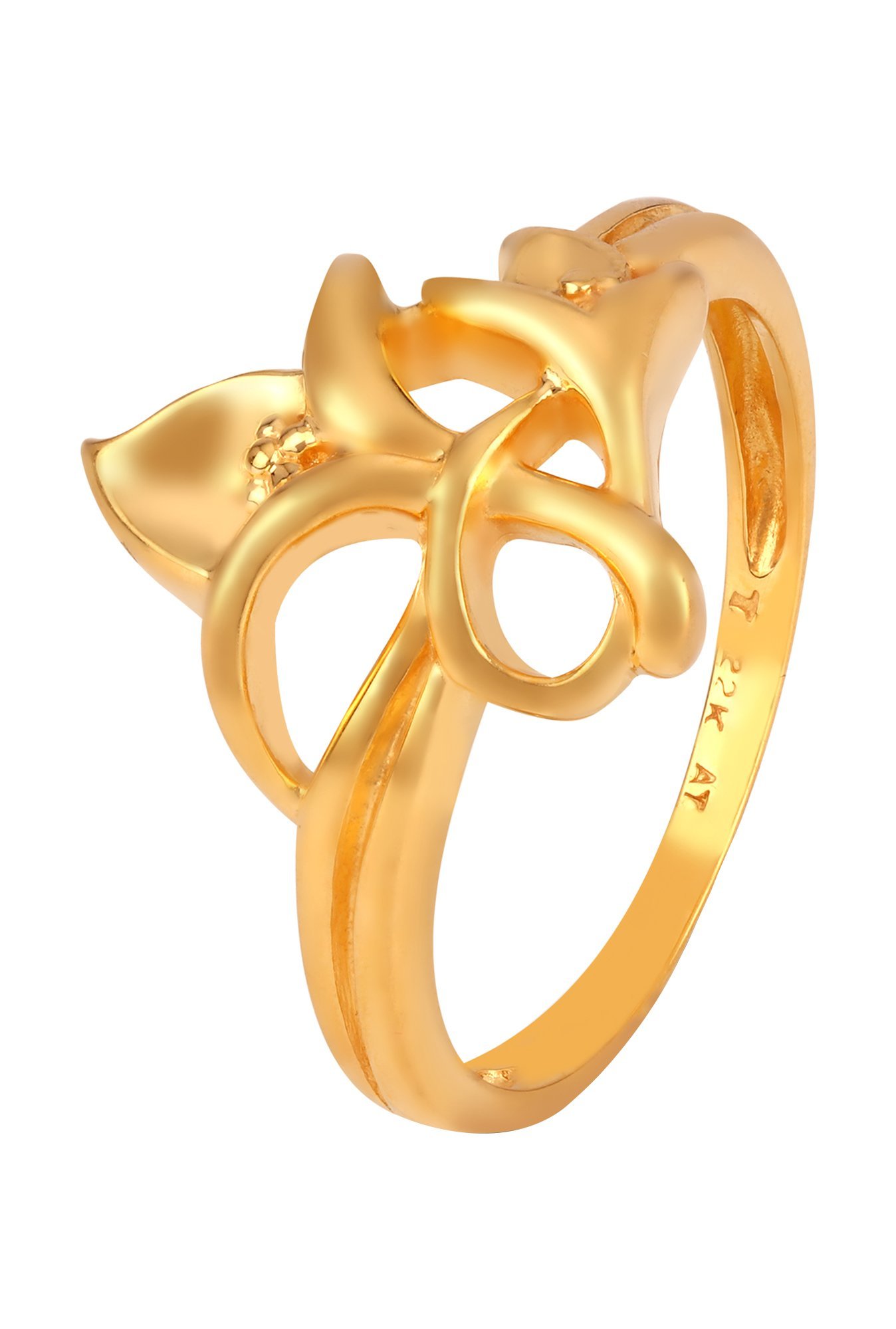 Eclectic Contemporary Gold Ring