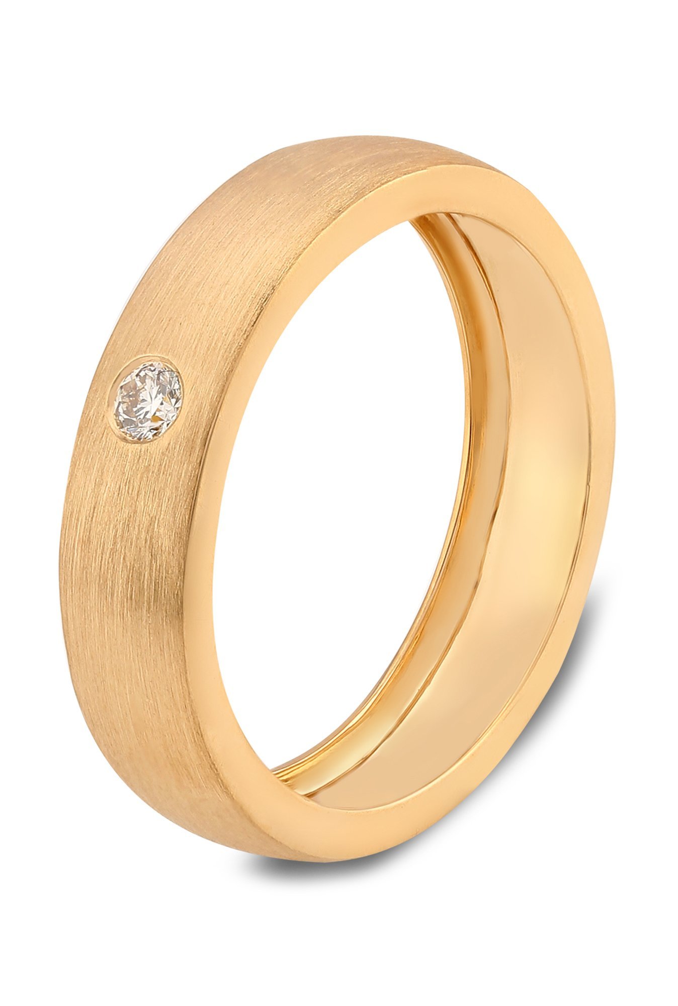 Glamorous Tiered Gold Ring for Men