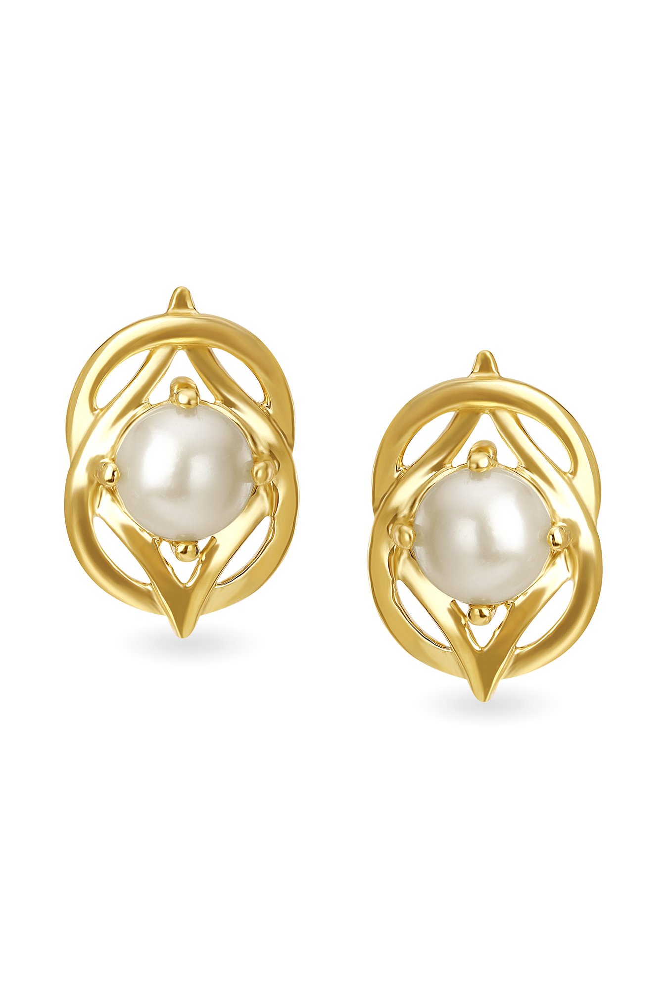 Discover 134+ pearl earrings gold tanishq latest