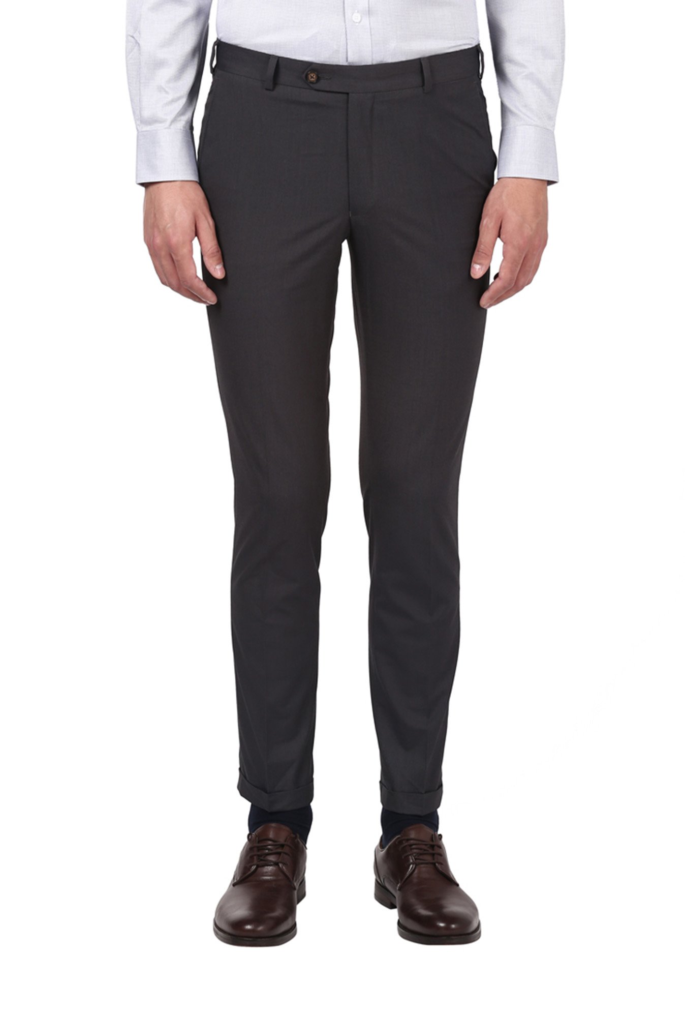 Buy Black Mid Rise SuitSet Trousers for Men Online at Selected Homme   258005802