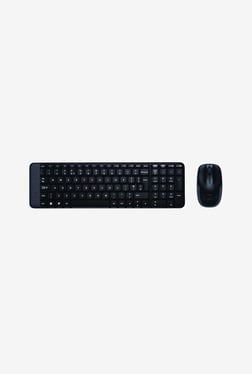 Logitech MK220 Wireless Gaming Keyboard and Mouse Black Logitech Electronics TATA CLIQ