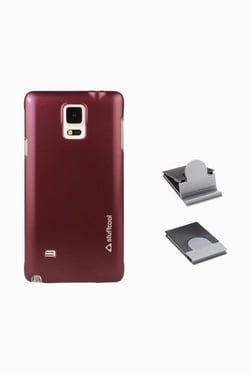 Stuffcool Back Case for Samsung Galaxy Note 4 (Red)