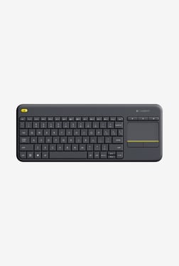 Logitech Wireless K400 Plus Touch Keyboard Black Logitech Electronics TATA CLIQ