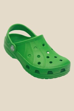 lime green crocs