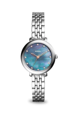 Fossil Silver Es4157 Atwater Square Face Watch in Metallic