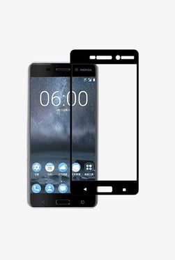 Stuffcool 2.5D Full Screen Tempered Glass For Nokia 6(Black)