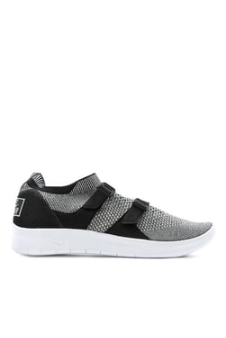 Nike Air Sockracer Flyknit Grey & Black Running Shoes