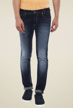 Mufti Navy Mid Rise Jeans Image