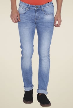 Wrangler Light Blue Skinny Fit Jeans for men price - Best buy price in ...