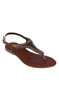 Flora Copper Back Strap Sandals