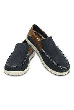 Buy Crocs Santa Cruz 2 Luxe Navy & Hazelnut Slip-Ons for Men at Best Price  @ Tata CLiQ