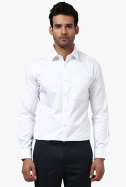Raymond White Regular Formal Shirt for men price - Best buy price in ...