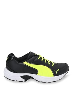 puma axis yellow running shoes