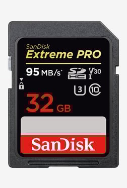 SanDisk Extreme Pro SDSDXXG-032G-GN4IN 32 GB Memory Card (Black)