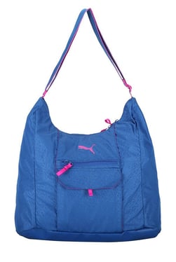 Puma Fit AT True Blue Printed Polyester Hobo Shoulder Bag