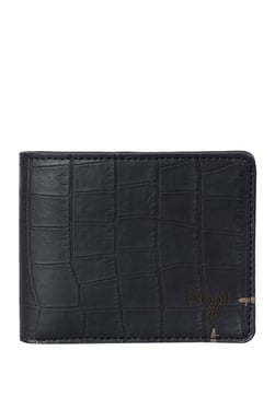 Baggit Handbags Online Bags Upto 70 Off At Tata Cliq Baggit Grain Black Textured Bi Fold Wallet