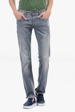 Pepe Jeans Grey Lightly Washed Mid Rise Jeans - Mp000000002182980