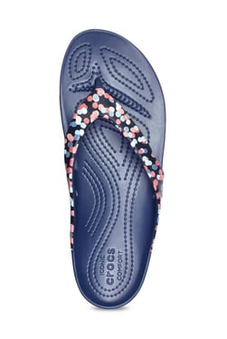 Buy Crocs Kadee II Navy & Peach Thong Sandals for Women at Best Price @  Tata CLiQ