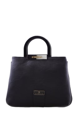 Esbeda Black Solid Handbag
