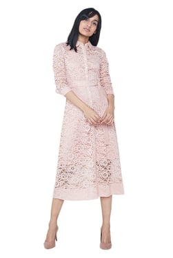 And Dresses Online At Tata Cliq And Blush Lace Midi Dress