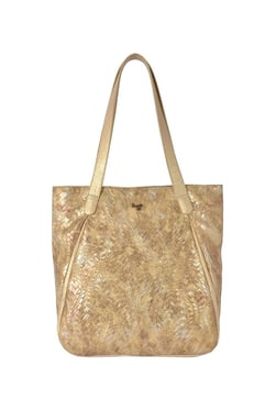 Baggit Handbags Online Bags Upto 70 Off At Tata Cliq Baggit Scooter Golden Textured Tote