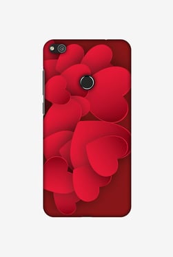Amzer Red Hearts Designer Case For Huawei P8 Lite 2017