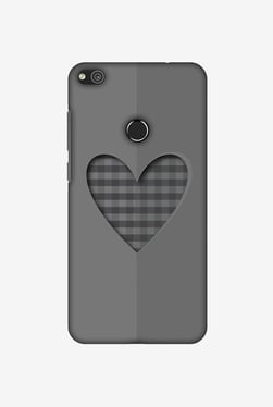 Amzer Grey Heart Designer Case For Huawei P8 Lite 2017